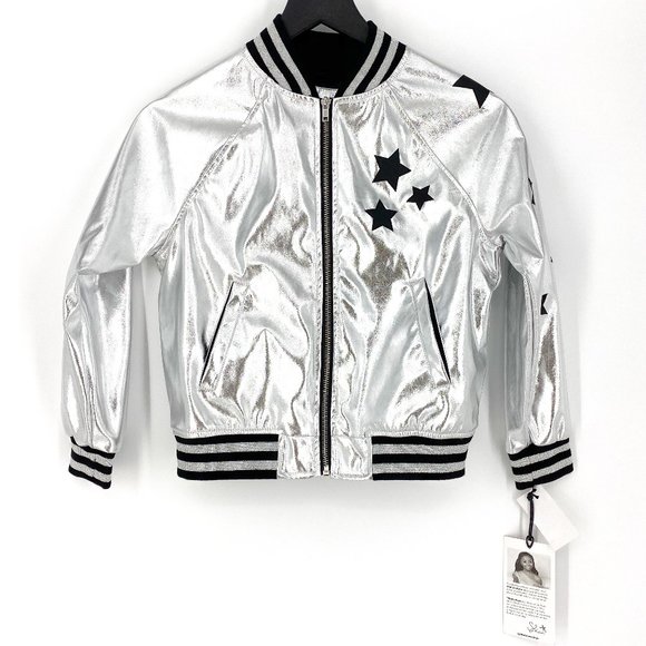 Nowadays Other - NOWADAYS x SKAI JACKSON Silver Bomber Jacket NWT